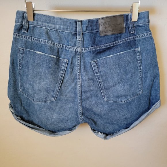 One X One Teaspoon Chargers Denim Jean Shorts - Picture 7 of 14